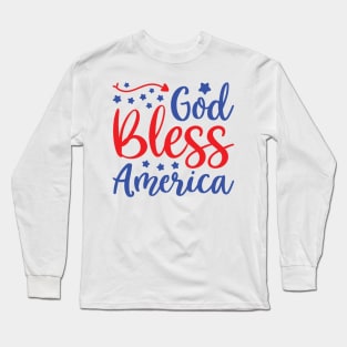 God Bless America Long Sleeve T-Shirt